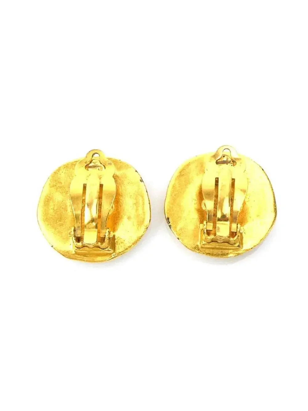 Auth Chanel Vintage Cc Logo Clip On #302750C32B